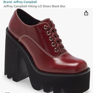Jeffrey Campbell new with box 7.5 Viking-lo boot red